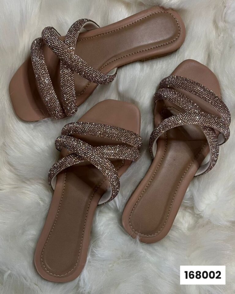 Rasteira Glamour Rose